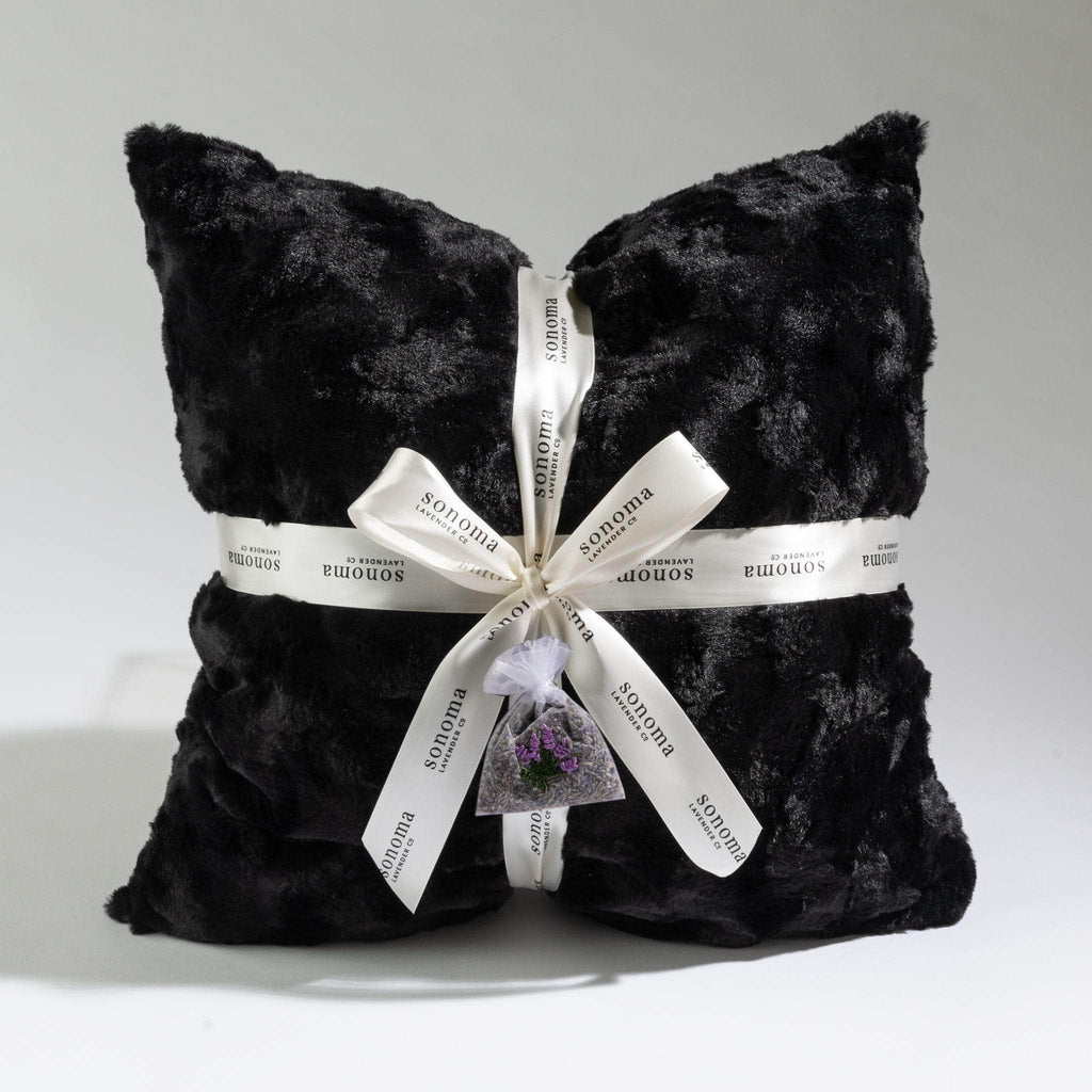 18" Toss Pillow with Lavender- Onyx Mink