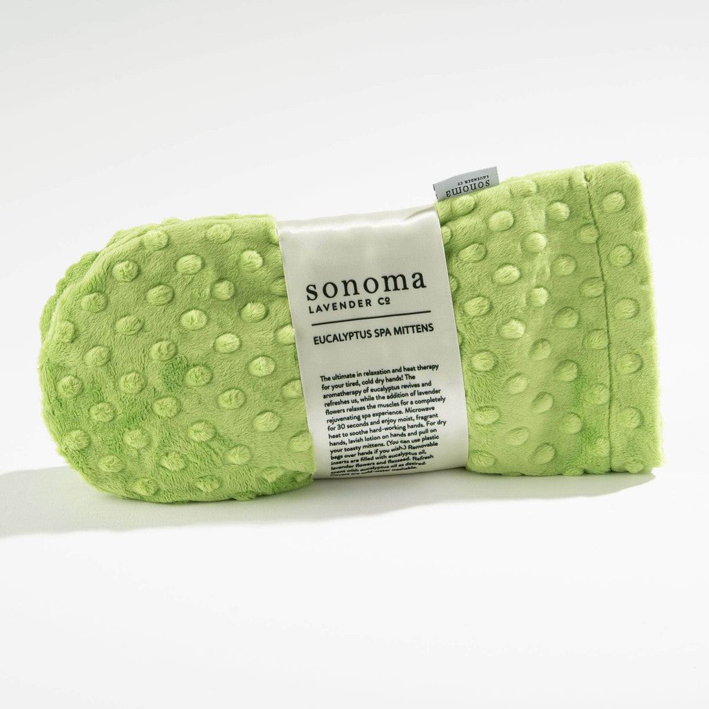 Indulge in soothing warmth with our Eucalyptus Spa Mittens—infused with calming eucalyptus to relax muscles, ease tension, and rejuvenate tired hands.