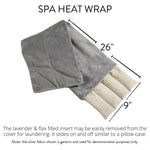 Lavender Spa Heat Wrap in Plush 'Lavender Cloud' Fabric