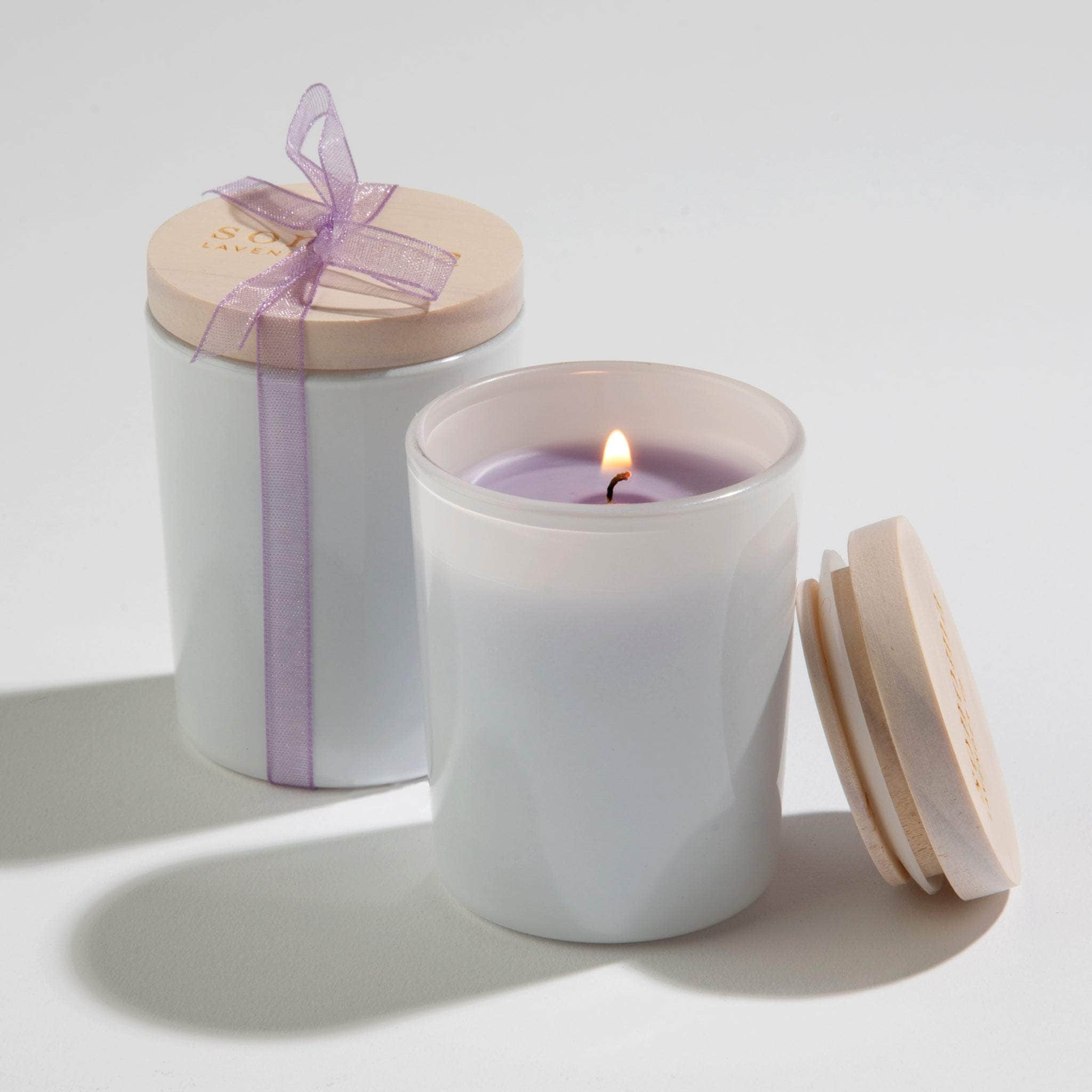 Lavender Scented Soy Votive Candle: Create a calming atmosphere with this eco-friendly, soothing lavender fragrance that promotes relaxation and stress relief.