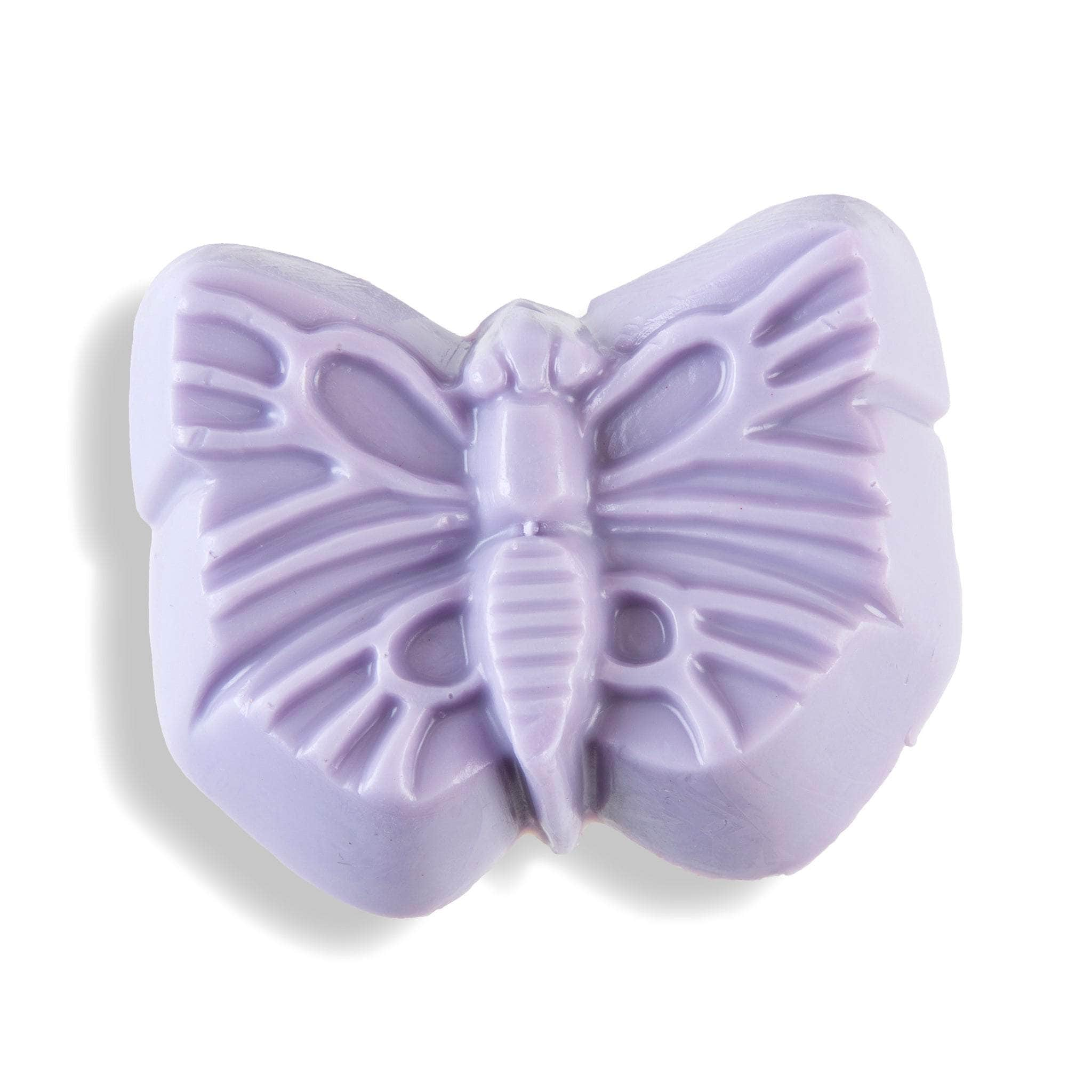 Delicate Lavender Butterfly Guest Soap, infused with calming lavender essential oil to soothe and refresh, perfect for creating a relaxing spa experience for guests.