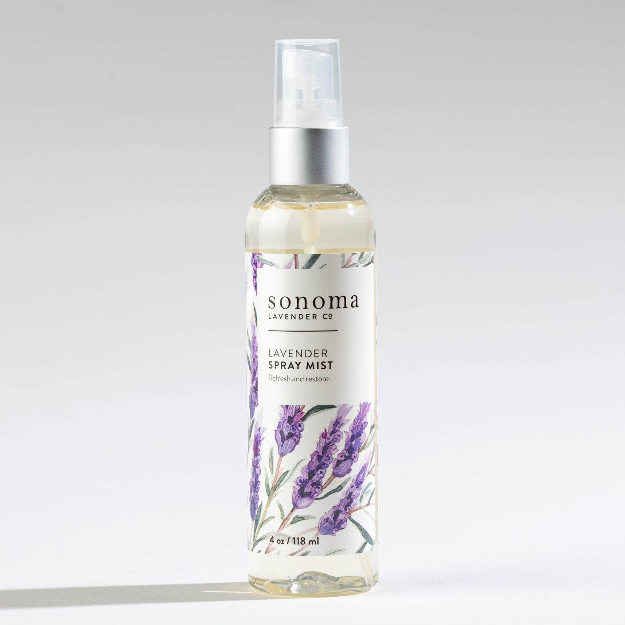 Calming Lavender Spray Mist for relaxation and stress relief, perfect for refreshing linens, calming the mind, and creating a soothing atmosphere.