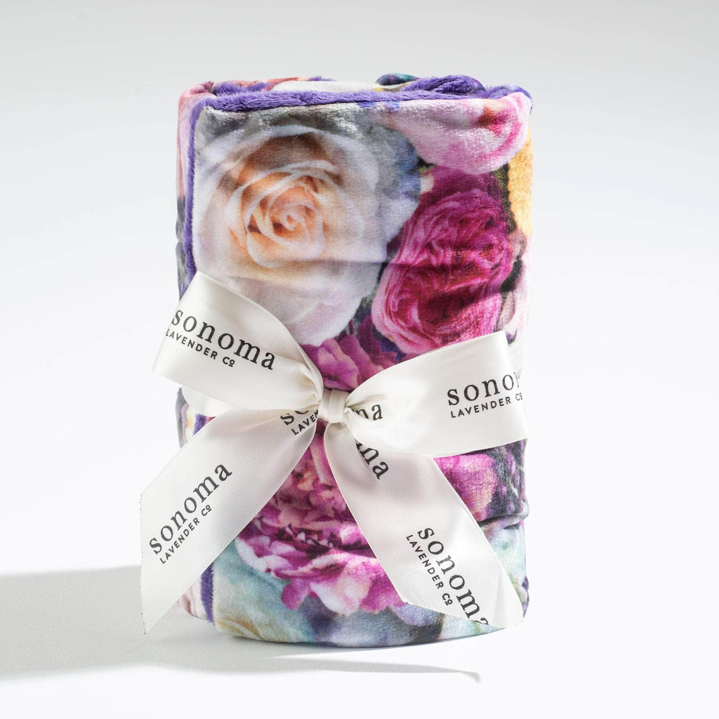 Lavender Spa Heat Wrap in Peony Bouquet Fabric